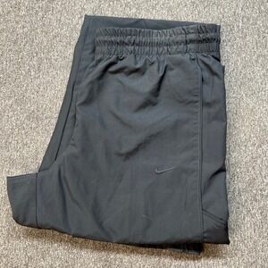 Nike Mens Track Pants Charcoal Grey Mesh Lined Ankle Zip 341584-060 Size L